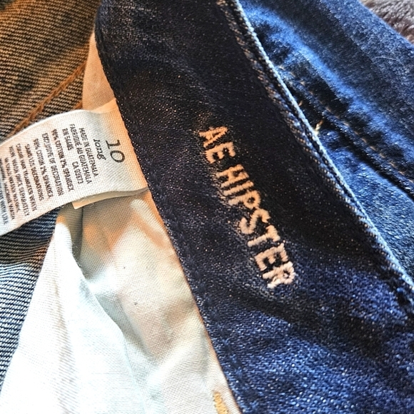 American Eagle Outfitters Stretch Hipster Deconstructed Jeans - Picture 5 of 6